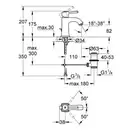 Змішувач для умивальника Grohe Grandera M-Size, хром (23303IG0)