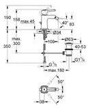 Grohe Grandera Смеситель для биде, хром/золото (23315IG0)