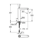 Змішувач одинважільний для раковини Grohe Eurodisc Joy XL-size (23428LS0)