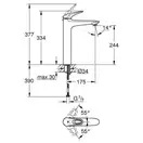 Змішувач на стільницю для раковини XL-розміру Grohe Eurostyle (23570003)