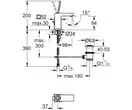 Змішувач для умивальника Grohe EuroCube Joy S-Size, хром (23654000)