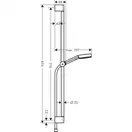 Hansgrohe Pulsify Select Душевой набор, черный матовый (24170670)