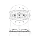 Верхній душ Hansgrohe Rainmaker 600 3jet, Chrome (26117000)