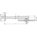 Верхній душ Hansgrohe Raindance E Overhead shower 300 1jet, matt white (26238700)