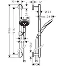 Hansgrohe Raindance Select S 120 Душевой набор 3jet, хром (26323000)