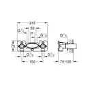 Grohe Grohtherm SmartControl Вбудований механізм (26449000)