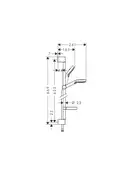 Hansgrohe Crometta Vario Душевой набор 65 см, хром (26553400)