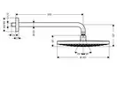 Верхній душ Hansgrohe Raindance Select S Overhead shower 300 2jet, білий / хром (27378400)