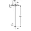 Стельовий душовий кронштейн 292 мм Grohe Rainshower (27484000)