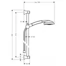 Hansgrohe Raindance Classic 100 Душовий набір 3jet, хром (27841000)