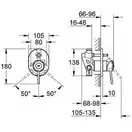 Grohe BauClassic Смеситель для ванны, хром (29047000)