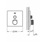 Grohe Термостат Grohtherm SmartControl, графіт матовий (29123AL0)