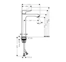 Змішувач для умивальника Hansgrohe Metris 200 без донного клапана, хром (31185000)