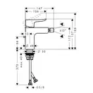 Hansgrohe Mertis Змішувач для біде, хром (31280000)