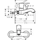 Hansgrohe Metropol Classic Змішувач для ванни, хром (31340000)