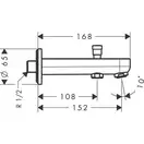 Вилив для ванни Hansgrohe Metris S (31417000)