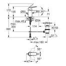 Grohe Eurosmart Cosmopolitan Змішувач для біде, хром (32839000)