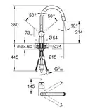 Grohe Minta Смеситель для кухни, хром (32918000)