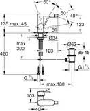 Grohe Plus Смеситель для биде, хром (33241003)
