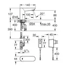 Grohe Euroeco Cosmopolitan E Монокран сенсорний (36269000)