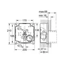Grohe Rapid U Змивний пристрій для уріналу (37338000)