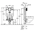 Інсталяція для унітазу із EPS корпусом Grohe (38643001)