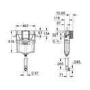 Змивний бачок GD 2 Grohe GD2 (38661000)