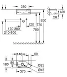 Grohe Euro Ceramic Підвісний умивальник 37 см, білий (39327000)