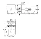 Унітаз для підлоги Grohe Euro Ceramic, білий (39338000)