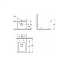 Унітаз підлоговий Grohe Cube Ceramic безободковий, білий (3948500H)