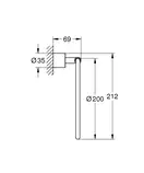 Кільце для рушників Grohe Atrio (40307AL3)