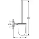 Йорж для унітазу Grohe Bau Cosmopolitan Neutral (40463001)