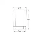 Стакан для зубних щіток Grohe Selection Cube (40783000)