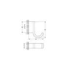 Гачок для халата Grohe Selection (41039000)