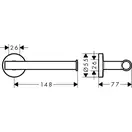 Тримач туалетного паперу, Hansgrohe Logis Universal, хром (41726000)
