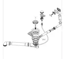 Сифон з переливом для мийки Hansgrohe D16-11 Automatic на 1 чашу, хром (43937000)