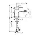 Hansgrohe Vernis Shape Змішувач для біде, хром (71211000)