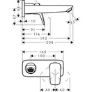 Hansgrohe Logis Смеситель для умывальника, хром (71220000)