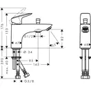 Hansgrohe Logis Смеситель для ванны, хром (71312000)