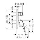 HANSGROHE Logis Смеситель для ванны, хром (71405000)