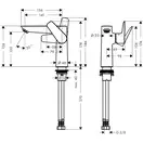 Hansgrohe Talis E Смеситель для умывальника, хром (71755000)
