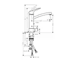Hansgrohe Logis M31 220 Смеситель для кухни, хром (71834000)