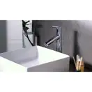 Змішувач для умивальника Hansgrohe Talis S 190 з донним клапаном, хром (72031000)