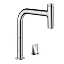 Змішувач для кухні Hansgrohe Metris Select 200 1jet sBox з витяжним виливом, хром (73804000)