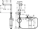 Змішувач для кухні Hansgrohe Aqittura M91 FilterSystem 240 1jet, Stainless Steel (76804800)