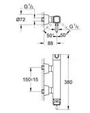 Змішувач для душа Grohe Grandera, хром (23316000) (D 23316000)