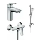 Набір змішувачів для душу Hansgrohe Logis (71100000 + 71600000 + 26553400), хром (20190002)