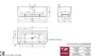 Ванна акрилова Knief Tidy 180x80 (0100042/010009106) (0100042_010009106)
