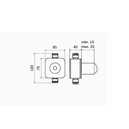 GRB Intimixer Incool Прихована частина для термостата (90000100) GRB Intimixer Incool Прихована частина для термостата (90000100)