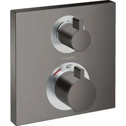 Hansgrohe Ecostat Square Термостат, шліфований чорний хром (15714340) Hansgrohe Ecostat Square Термостат, шліфований чорний хром (15714340)